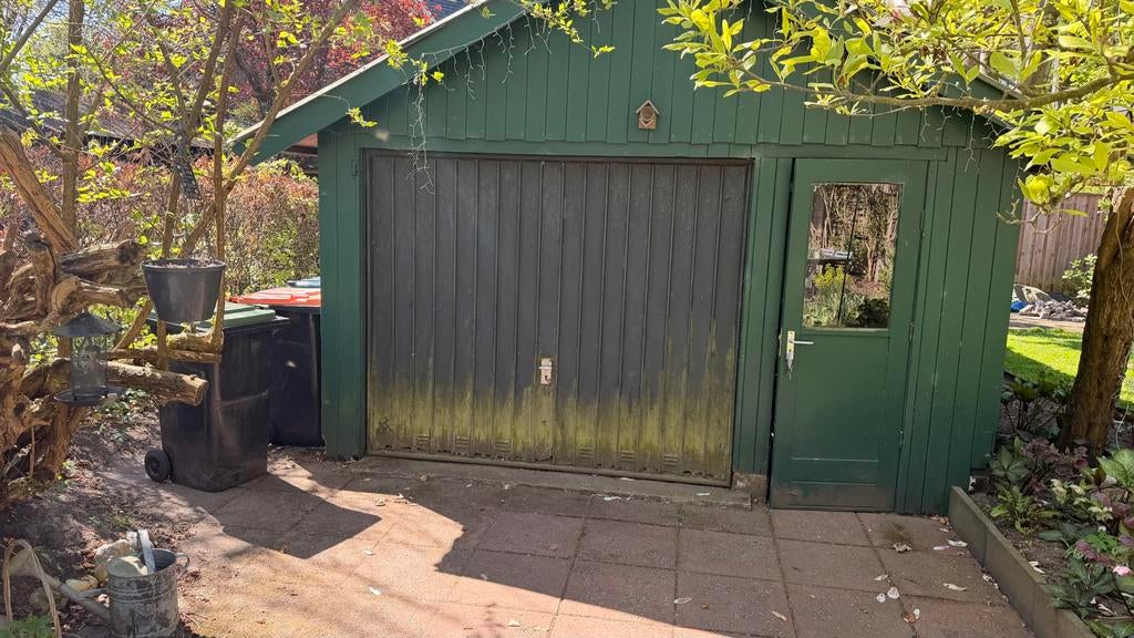 Garagedeur gratis op te halen (voor oud ijzer), Ophalen, Gebruikt, 120 cm of meer, Garagedeur