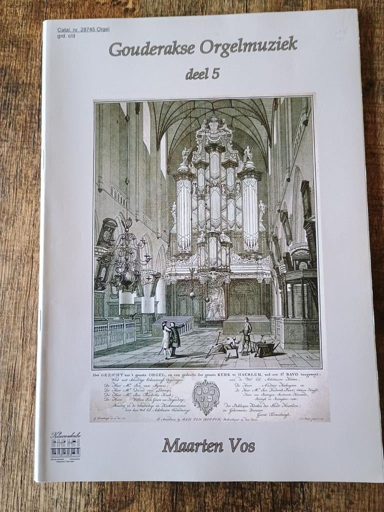 Klavarskribo - Gouderakse orgelmuziek Deel 5, Ophalen of Verzenden, Gebruikt, Religie en Gospel, Orgel