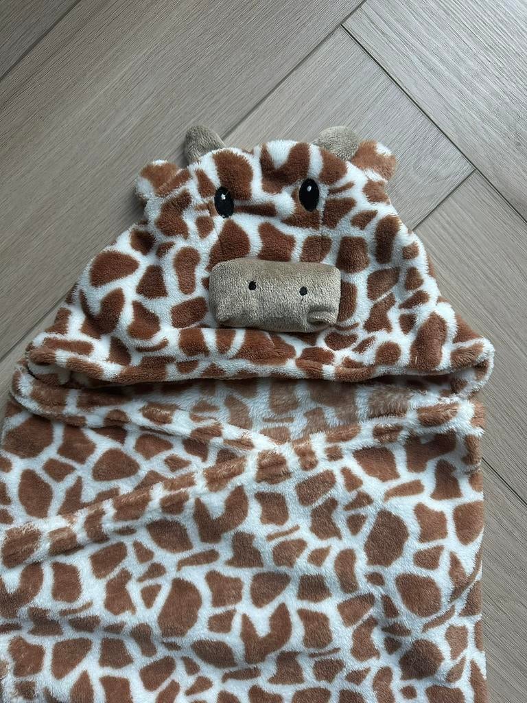 NIEUW! Kinder plaid giraffe van Eden., Ophalen of Verzenden, Zo goed als nieuw, Deken