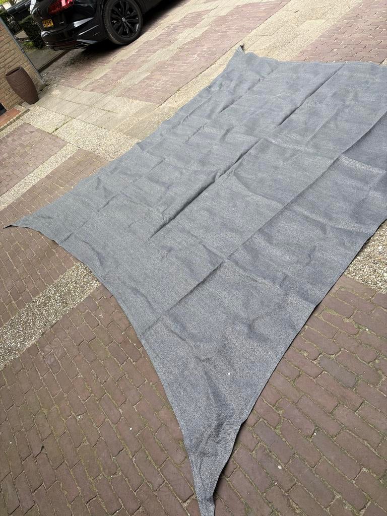 Grijs schaduwdoek, Tuin en Terras, Schaduwdoeken, Ophalen of Verzenden, Nieuw