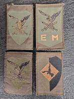 4 verschillende mouwemblemen luchtmobiele brigade, Ophalen of Verzenden, Landmacht, Nederland, Embleem of Badge