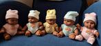 5x schattig babypopje met Wafelpakje en Muts, Ophalen of Verzenden, Zo goed als nieuw, Babypop