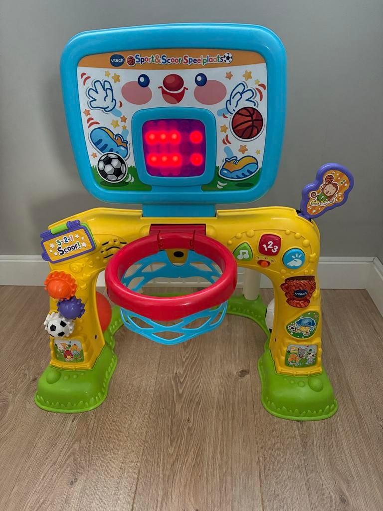 Vtech Sport & Scoor Speelplaats, Kinderen en Baby's, Speelgoed | Vtech, Ophalen, Zo goed als nieuw, 6 maanden tot 2 jaar