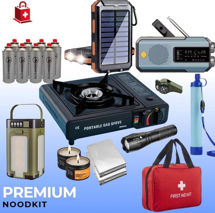 Noodpakket 72 Uur – Premium, Pro & Basic Set, Caravans en Kamperen, Kampeeraccessoires, Nieuw, Verzenden