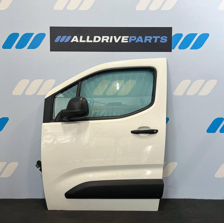 Peugeot Partner voorportier links wit 9822696380, Auto-onderdelen, Carrosserie en Plaatwerk, Deur, Voor, Links, Gebruikt, Ophalen of Verzenden