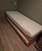 Ikea Utåker stapelbaar bed/logeerbed kinderbed + 2 matrassen, Ophalen, Eenpersoons, Wit, 80 cm