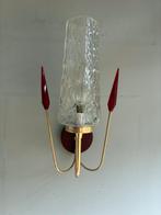 Vintage wandlamp jaren 60, Huis en Inrichting, Lampen | Wandlampen, Ophalen of Verzenden, Zo goed als nieuw, Metaal