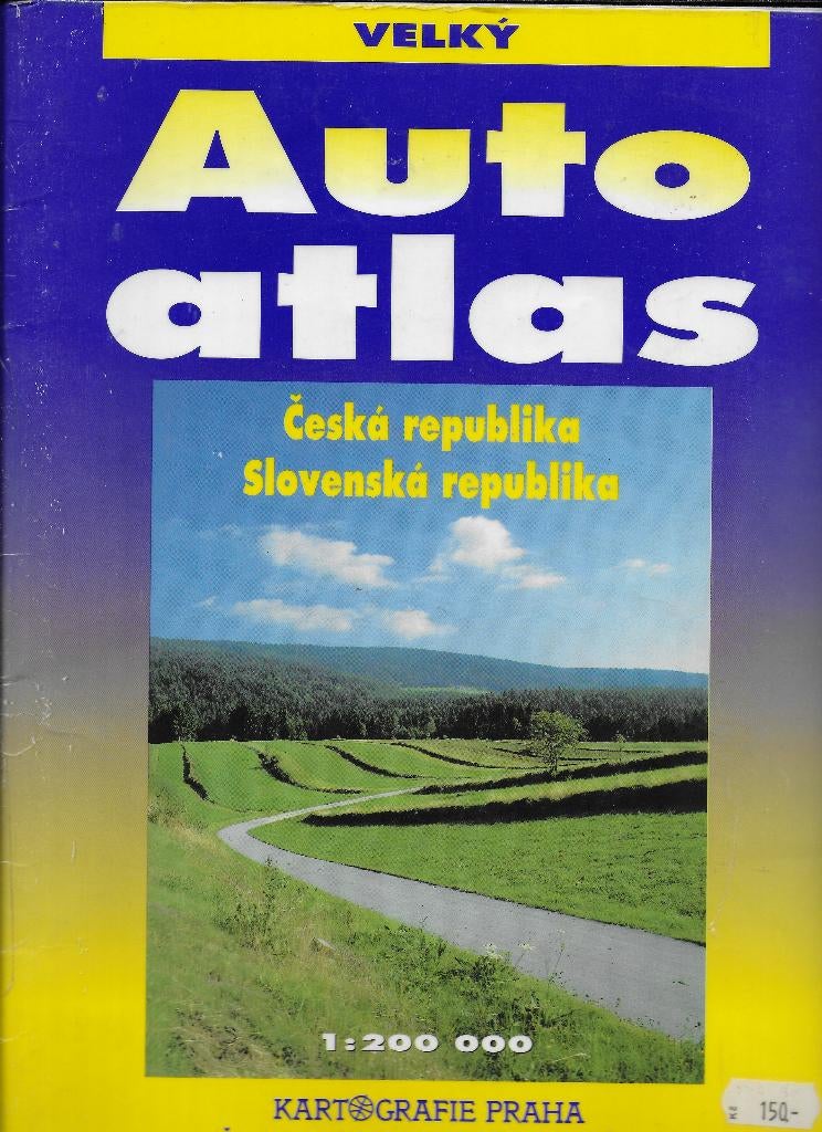 Z11 plattegrond auto atlas tsjechoslowakije - --, Gelezen, Ophalen of Verzenden, Landkaart, 1800 tot 2000