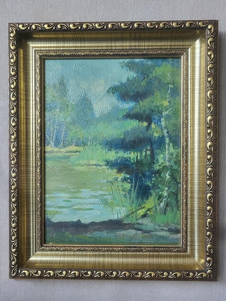 PIET TE LINTUM, Antiek en Kunst, Kunst | Schilderijen | Klassiek, Ophalen of Verzenden