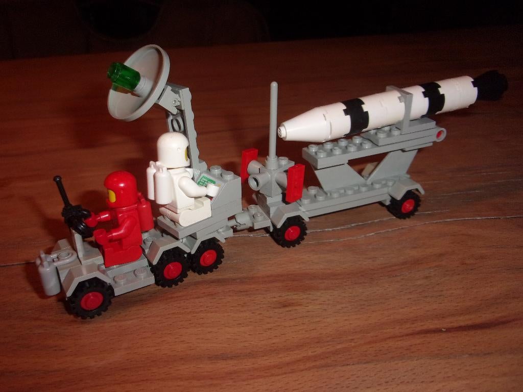 Lego Space 462-1 / 897-1 Mobile Rocket Launcher uit 1979 (2), Gebruikt, Lego, Compleet, Ophalen of Verzenden