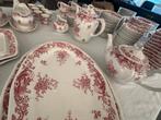 Villeroy & Boch Valeria Rood – Koffie-, Thee- & Gebakservies, Gebruikt, Overige typen, Ophalen of Verzenden, Overige stijlen