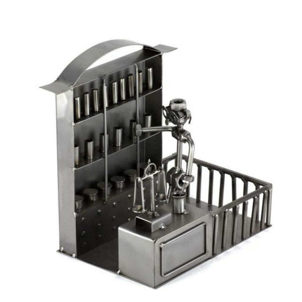 Apotheker - steelman, apotheek, medicijn, pillen, beeldje, Verzamelen, Beelden en Beeldjes, Ophalen of Verzenden