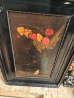 Antiek schilderij Fanny Psicha - Chinese Lampionplant, Antiek en Kunst, Ophalen