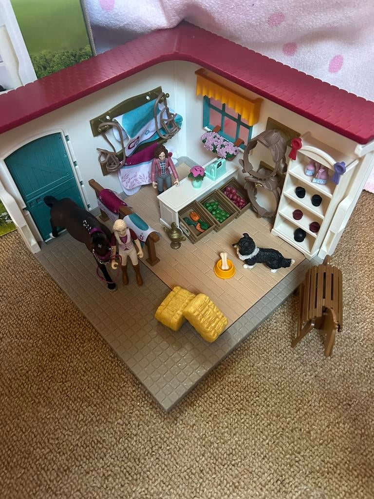 Schleich club ruiter winkel compleet 42568, Ophalen of Verzenden, Zo goed als nieuw