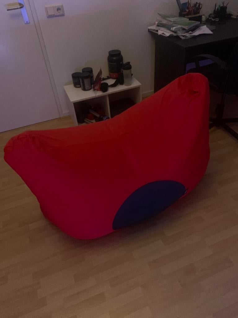 Mega Zitzak Rood, Huis en Inrichting, Zitzakken, Ophalen of Verzenden, Zo goed als nieuw, Rood, Zitzak