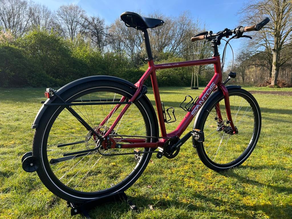 Santos Travel Lite 61cm Pinion P1.18 Son Riem Shimano XT dis, Fietsen en Brommers, Overige merken, 28 inch, ., Ophalen of Verzenden