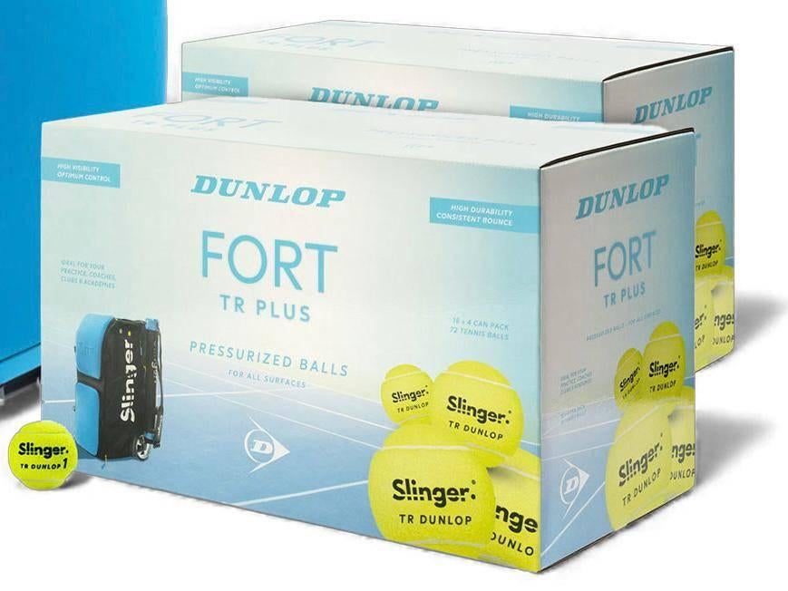 144 Dunlop Fort Tennis Ballen, Sport en Fitness, Tennis, Ballen, L00, Nieuw, Ophalen of Verzenden