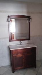Badkamermeubel met spiegel, klassiek, Huis en Inrichting, Badkamer | Badkamermeubels, Ophalen, 50 tot 100 cm, Zo goed als nieuw