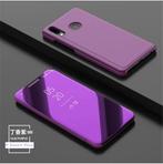 Clear View Stand Cover Set voor Huawei P Smart 2019 _Violet, Verzenden, Nieuw, Hoesje of Tasje