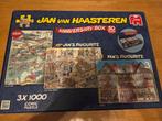 Jan van haasteren puzzels Anniversary box 30 jaar, Ophalen of Verzenden, 500 t/m 1500 stukjes, Zo goed als nieuw, Legpuzzel