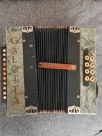 Vintage Galotta knopaccordeon - Gebruikt, Overige merken, Gebruikt, Overige formaten, Ophalen of Verzenden