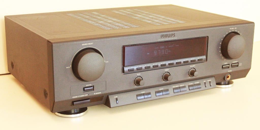 Philips FR910 Versterker Receiver / 120 Watt / 1993, Holland, Overige merken, Ophalen of Verzenden, Zo goed als nieuw, 120 watt of meer