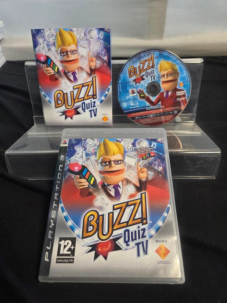 Buzz! Quiz TV - PlayStation 3 (PS3), Spelcomputers en Games, Ophalen of Verzenden, Zo goed als nieuw, Eén computer, 3 spelers of meer