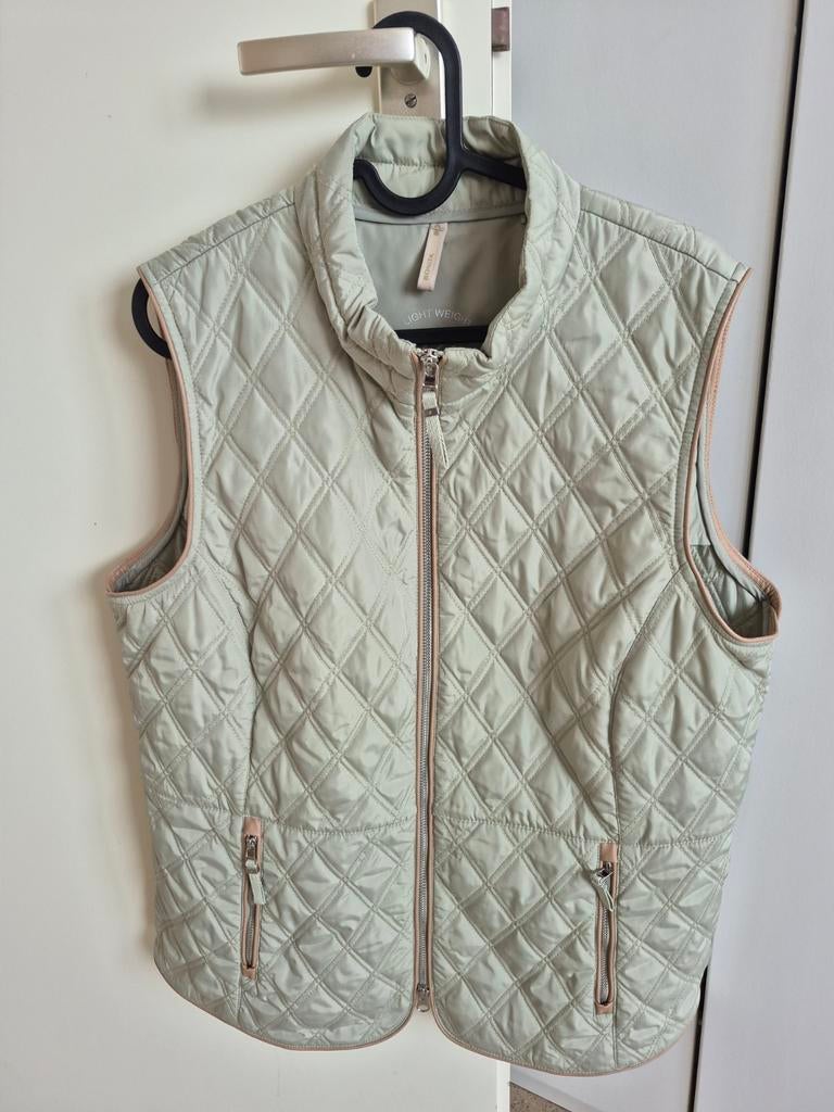 Bonita Lichtgroen Gewatteerd Bodywarmer Maat 42, Maat 42/44 (L), Bonita, Ophalen of Verzenden, Zo goed als nieuw