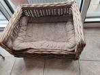 Rieten hondenmand 50x45 cm, Dieren en Toebehoren, Hondenmanden, Ophalen, Zo goed als nieuw, Riet