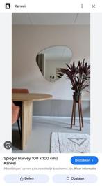 Organische spiegel | Harvey Karwei, Huis en Inrichting, Woonaccessoires | Spiegels, Ophalen, 100 tot 150 cm, Zo goed als nieuw