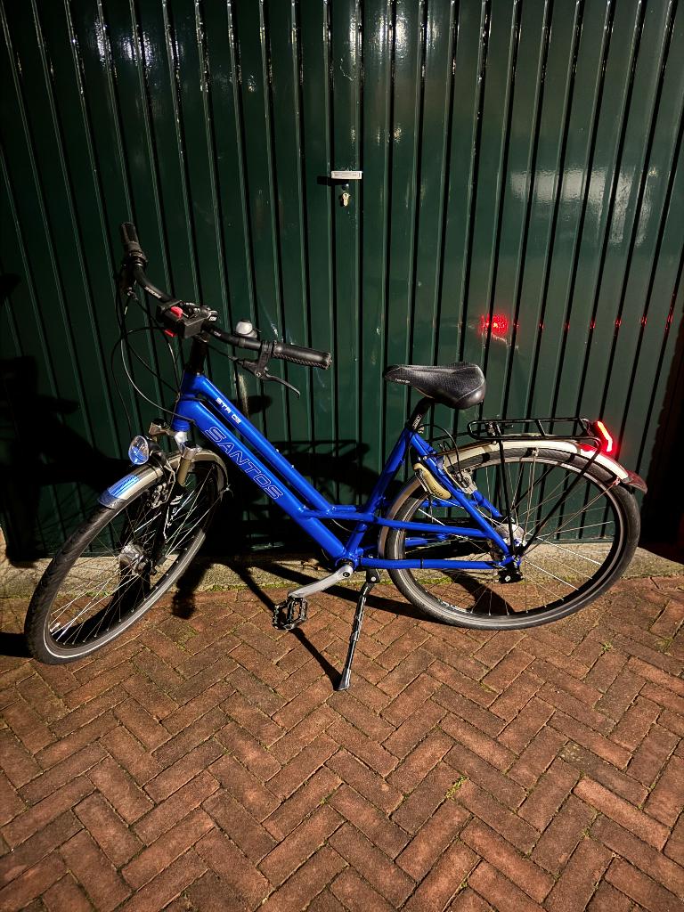 Zeer goed uitziende dames Santos fiets mét Rolofnaaf, 28 inch, Gebruikt, 10 tot 15 versnellingen, 47 tot 50 cm