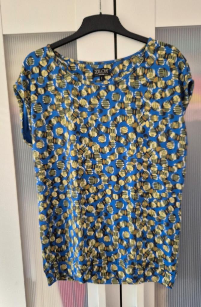 Tshirt van Zilch, Maat 38/40 (M), Blauw, Ophalen of Verzenden, Zo goed als nieuw