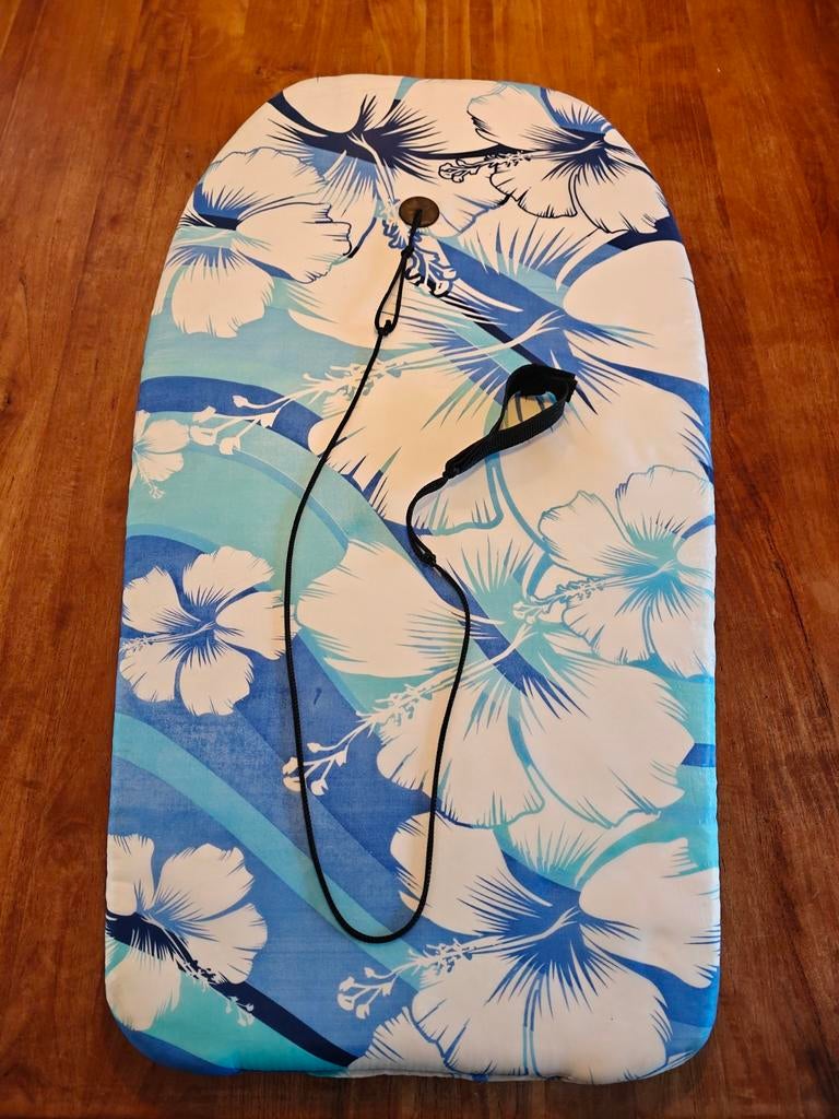 Bodyboard met bloemenpatroon, Ophalen, Gebruikt, Met koord