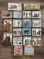 Partij WO2 bouwdozen schaal 1/35, Overige merken, Gebruikt, Verzenden, 1:32 tot 1:50