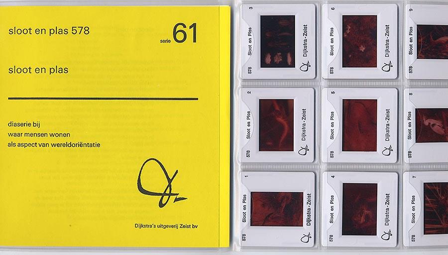 1970 Sloot en plas - vogels planten kikkers visjes school 9x, Ophalen of Verzenden, Zo goed als nieuw