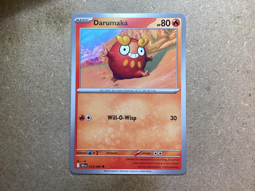 1x Darumaka [BLK 013/086] (Near Mint), Ophalen of Verzenden, Zo goed als nieuw, Losse kaart