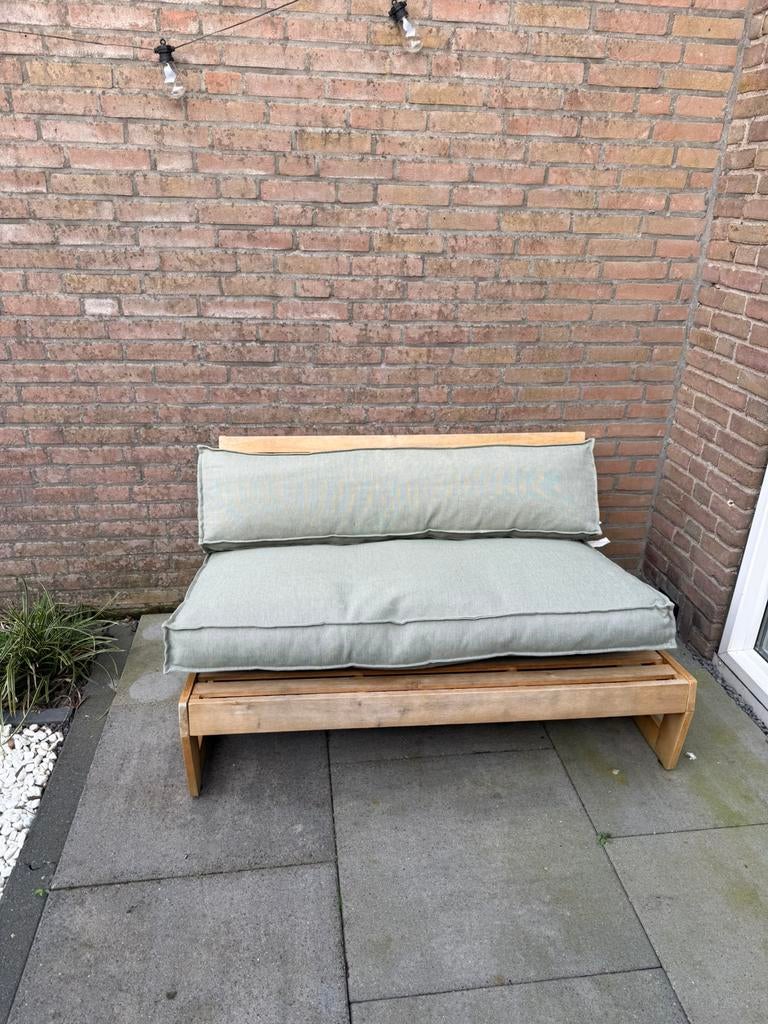 Tuinbank Bardi Naturel kwantum, Ophalen, Zo goed als nieuw, Hout