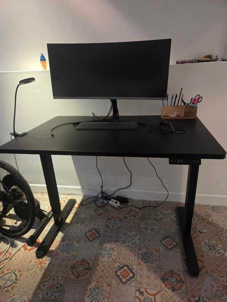 Wobblez electrisch zit/sta bureau  71-114 cm, Ophalen, Elektrisch