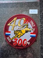 Patch 300 Squadron 40-jarig jubileum - 1962-2002, Ophalen of Verzenden, Nieuw, Patch, Badge of Embleem