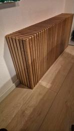 Radiatorombouw hardhout voor dubbele radiator., Ophalen, 60 tot 150 cm, Radiator, 30 tot 80 cm