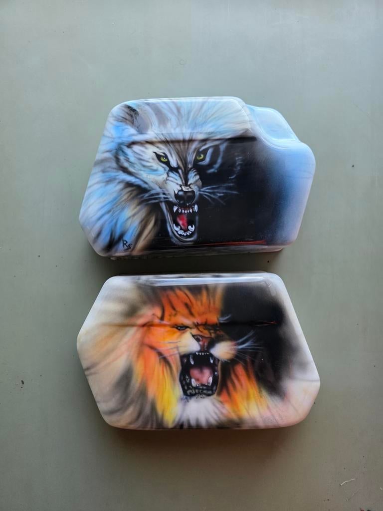 Kreidler accu bakken set special paint, Ophalen of Verzenden, Zo goed als nieuw, Kap