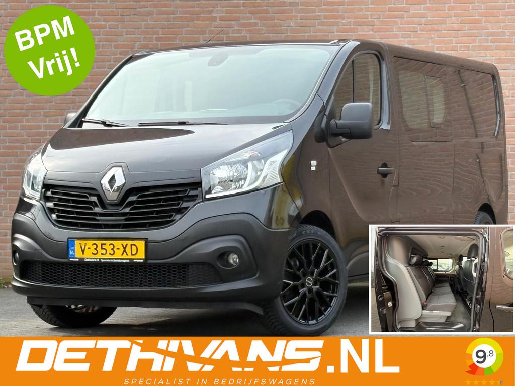 Renault Trafic 1.6dCi 126PK Dubbelcabine Lang / Euro6, Voorwielaandrijving, Stof, Gebruikt, Met garantie (alle)