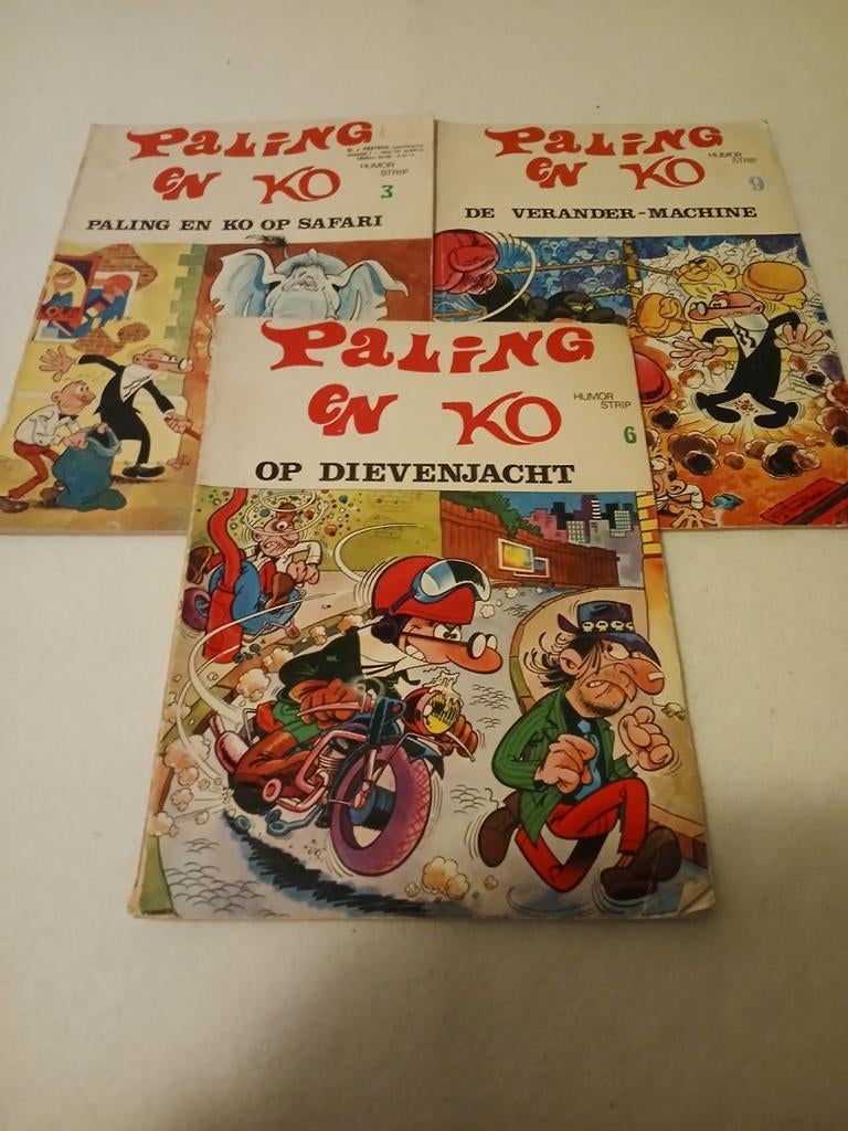 Paling en Ko stripboeken - 3, 6 en 9, Meerdere stripboeken, Ophalen, Gelezen, Francisco Ibáñez
