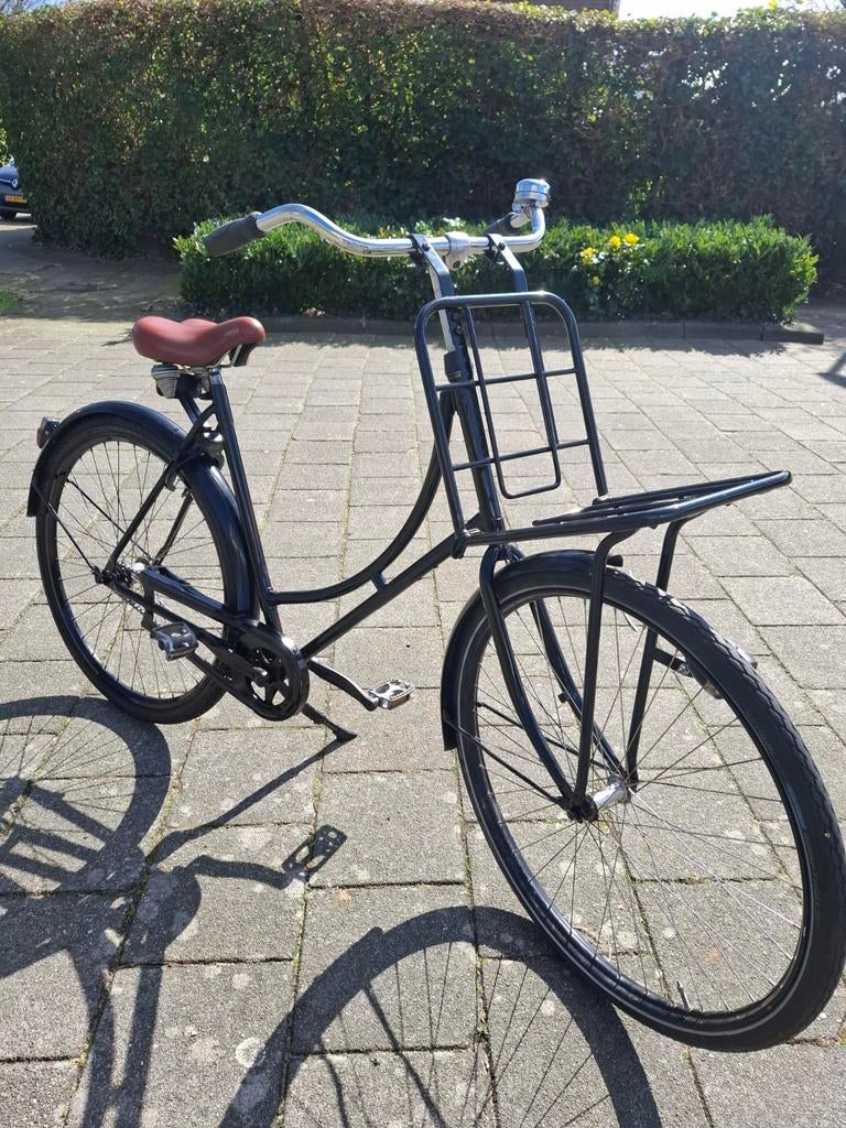 Leuke omafiets met slot en licht, 53 tot 56 cm, Ophalen of Verzenden, Gebruikt, Onbekend