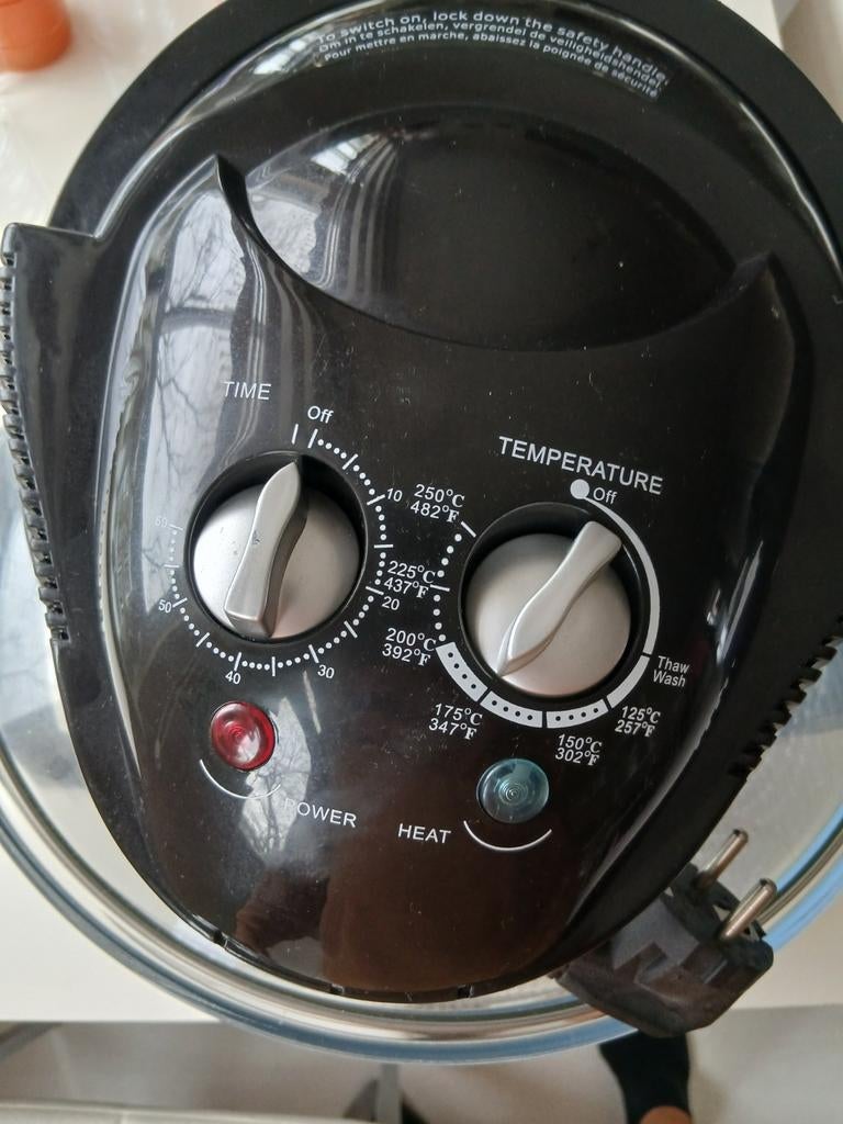 Airfryer, Witgoed en Apparatuur, Ovens, Minder dan 45 cm, Gebruikt, Minder dan 45 cm, Draaiplateau