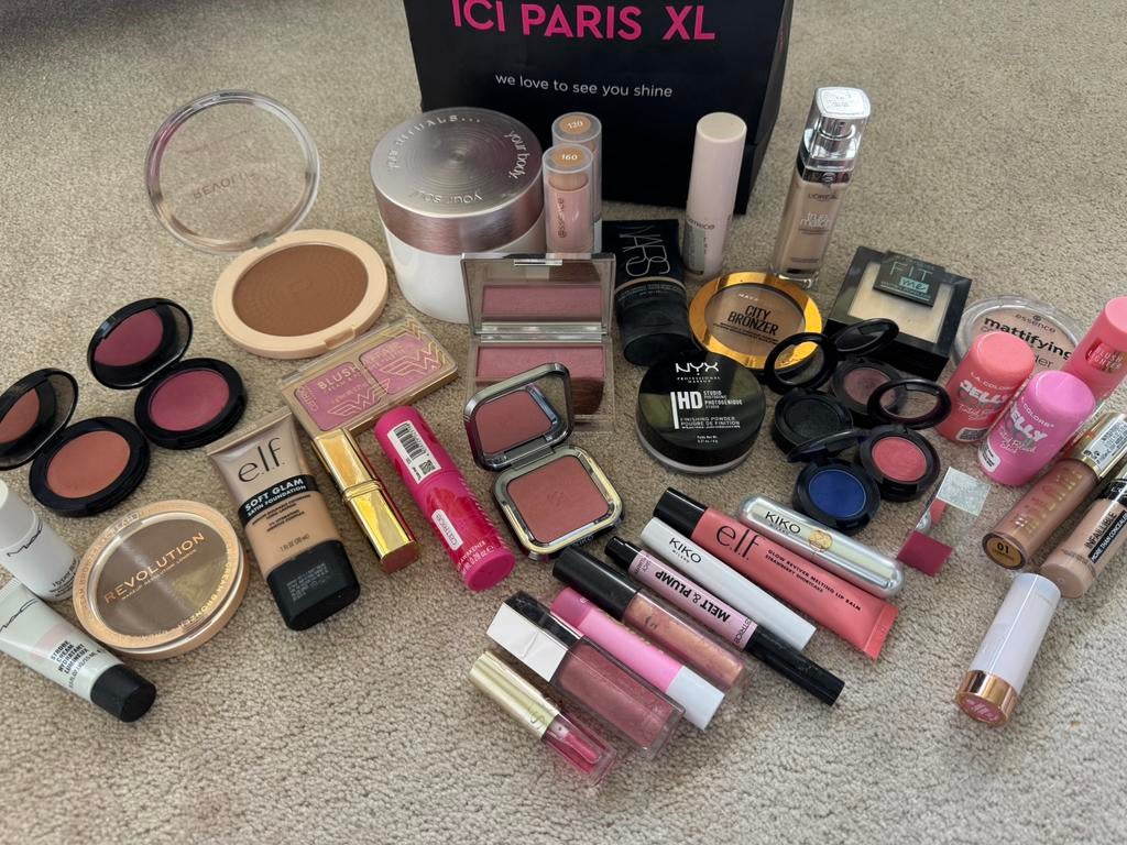 Make up pakket groot, Gebruikt, Overige kleuren, Gehele gezicht, Ophalen of Verzenden