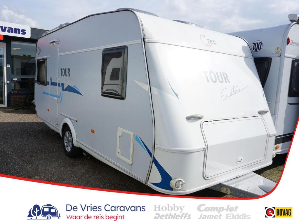 TEC Tour Edition 450 TDF Voortent, mover!!, Caravans en Kamperen, Caravans, T.E.C., Schokbreker, Rondzit, Bedrijf