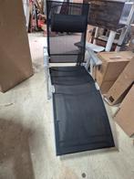 Verstelbare ligstoel met aluminium frame en textileen, Ophalen of Verzenden, Nieuw, Aluminium, Verstelbaar
