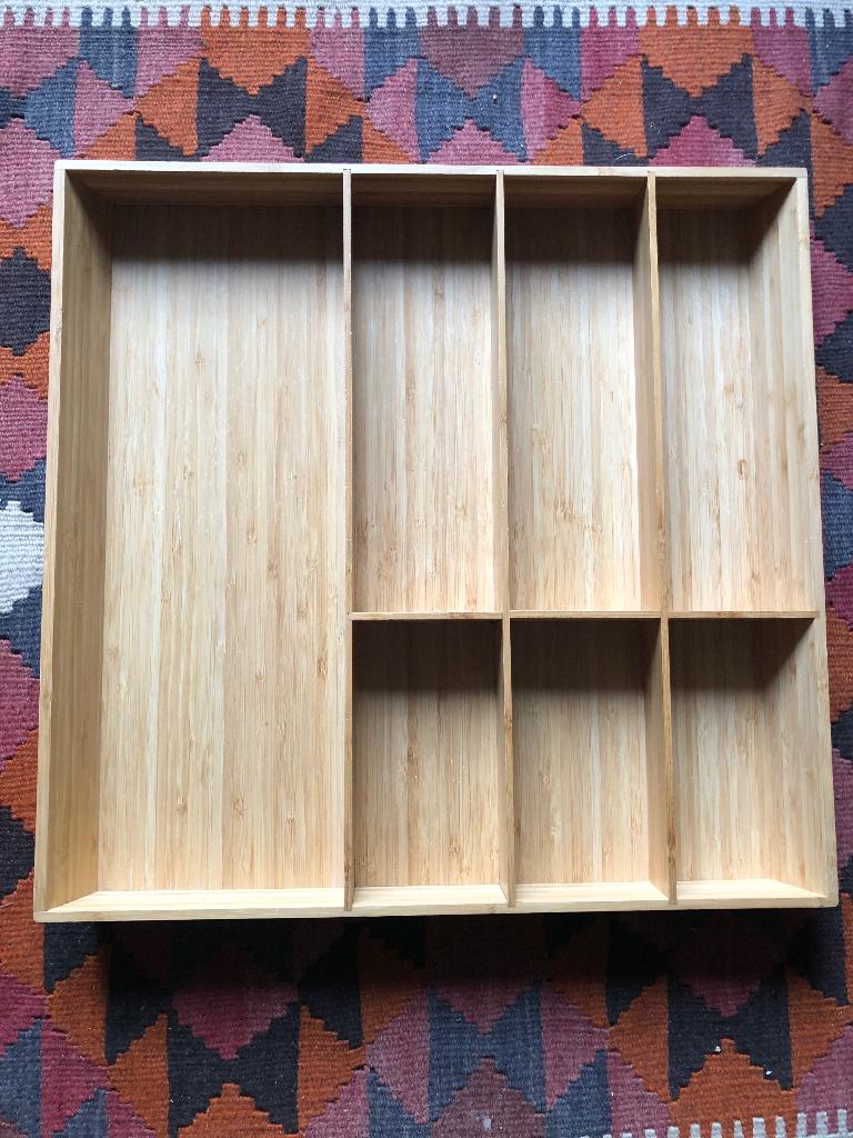 Bestekbak Variera 50x52 cm, Ophalen of Verzenden, Zo goed als nieuw, Hout, Los bestek