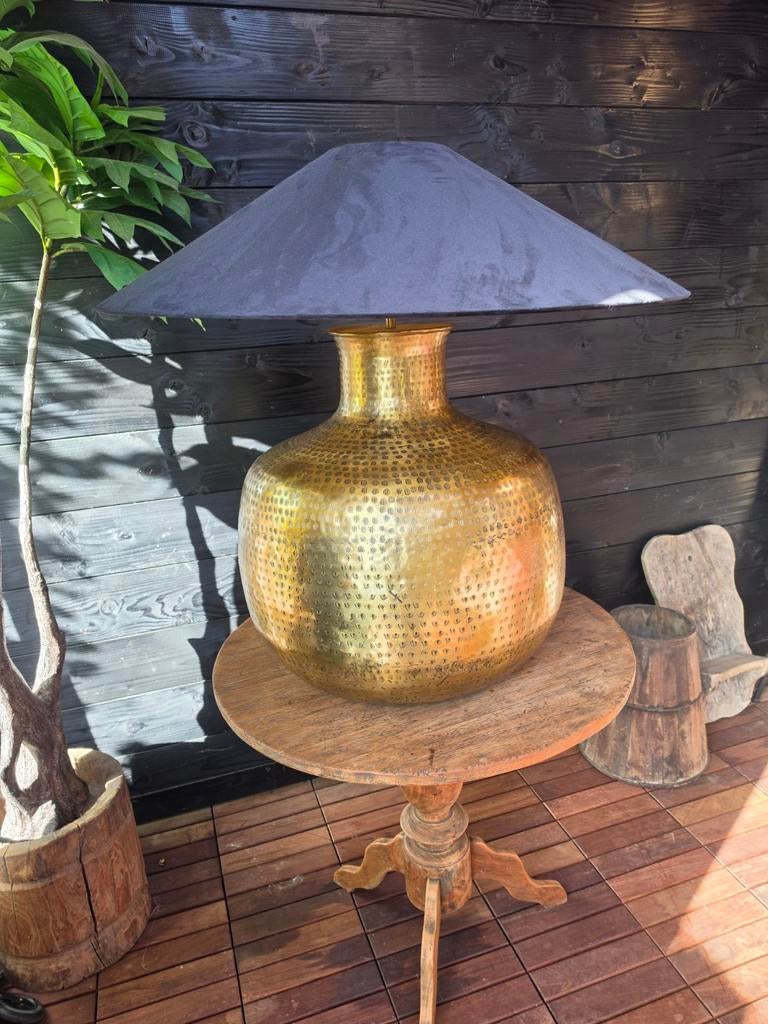 Prachtige exclusieve lamp Hoffz/peeperkorn, Huis en Inrichting, Ophalen, Metaal, 75 cm of meer